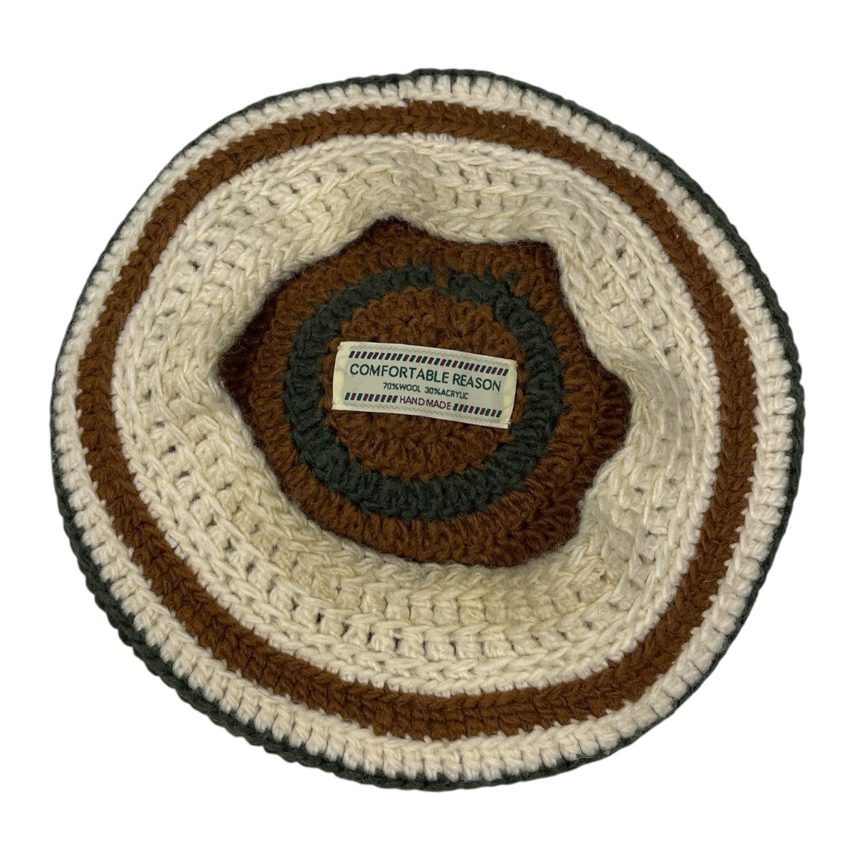 ニットベレー帽 Stripe Tam O’Shanter Hat ストライプ タモシャンターハット