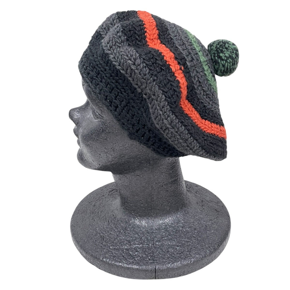 comfortable reason ニットベレー帽 Stripe Tam O’Shanter Hat ストライプ タモシャンターハット 古着・中古-2枚目のアイテム画像