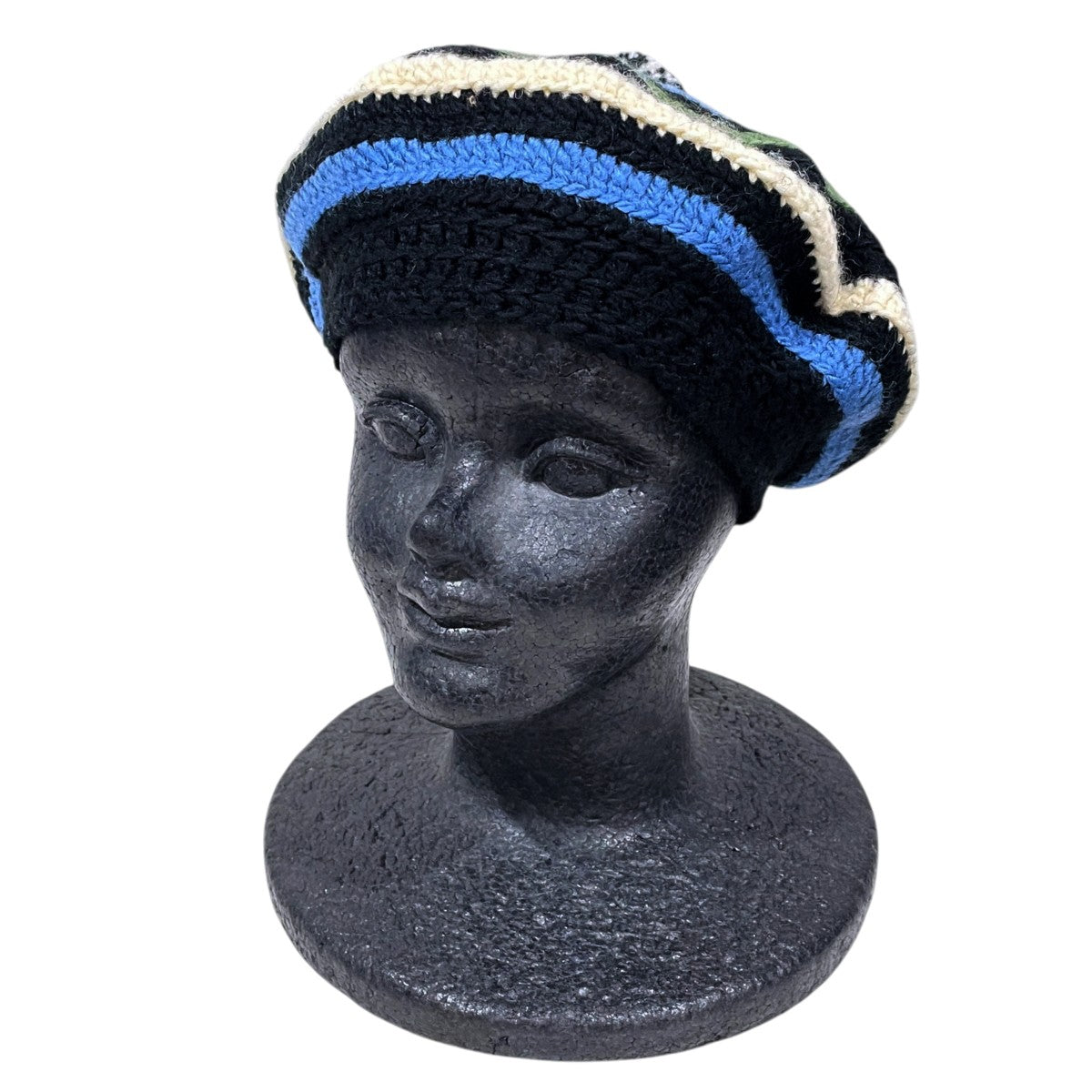 ニットベレー帽 Stripe Tam O’Shanter Hat ストライプ タモシャンターハット