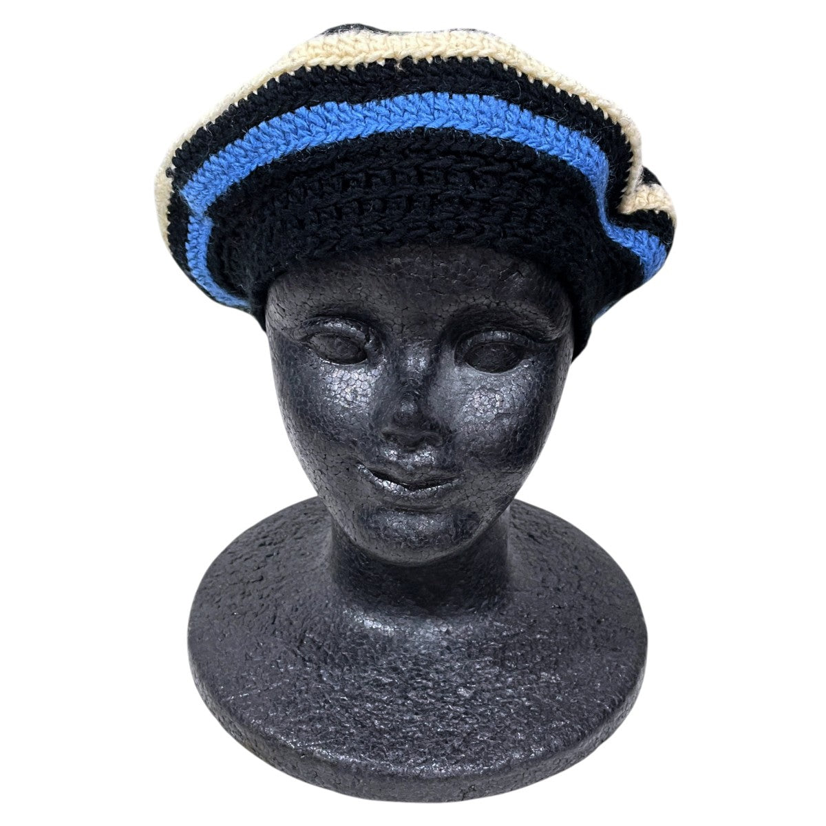 ニットベレー帽 Stripe Tam O’Shanter Hat ストライプ タモシャンターハット
