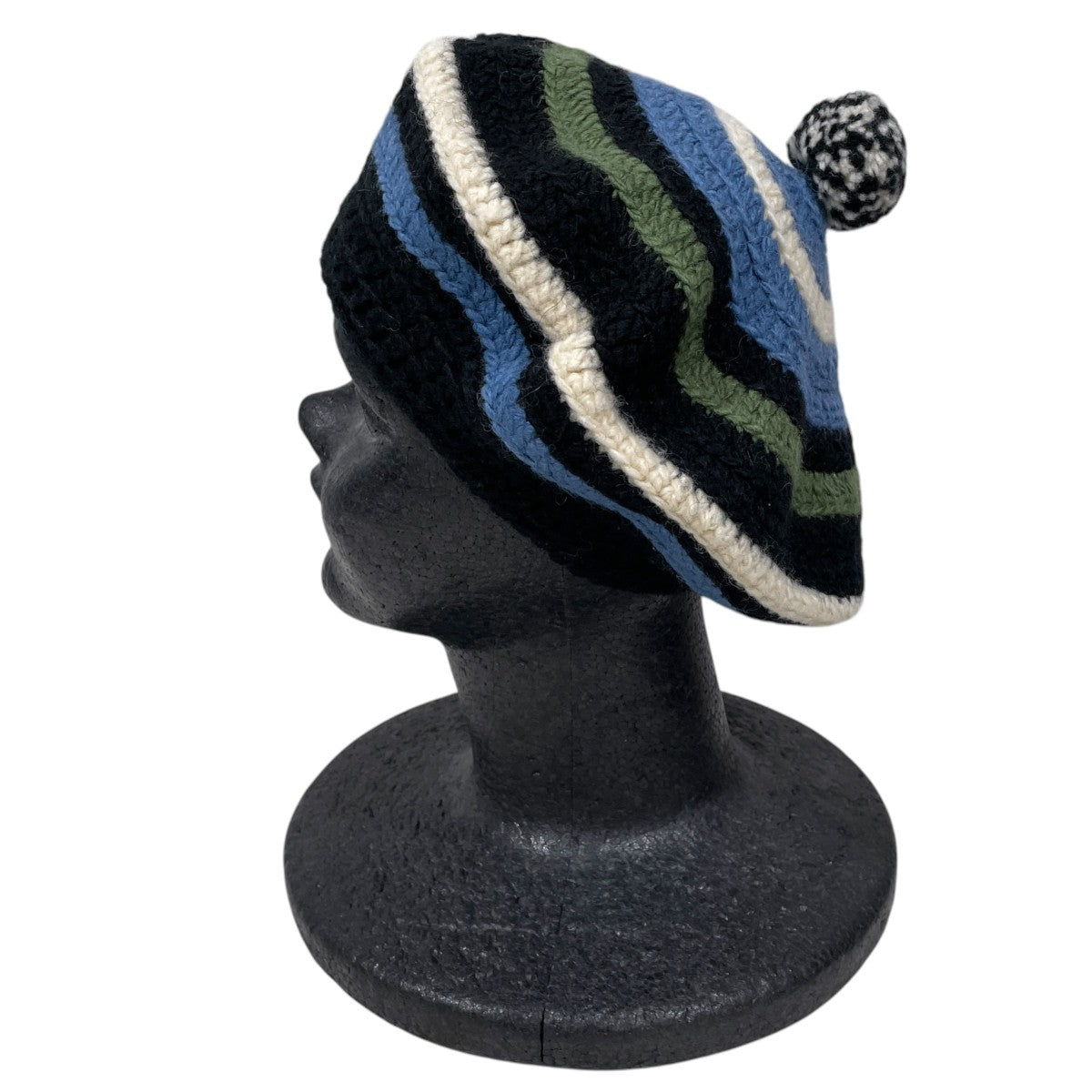 ニットベレー帽 Stripe Tam O’Shanter Hat ストライプ タモシャンターハット