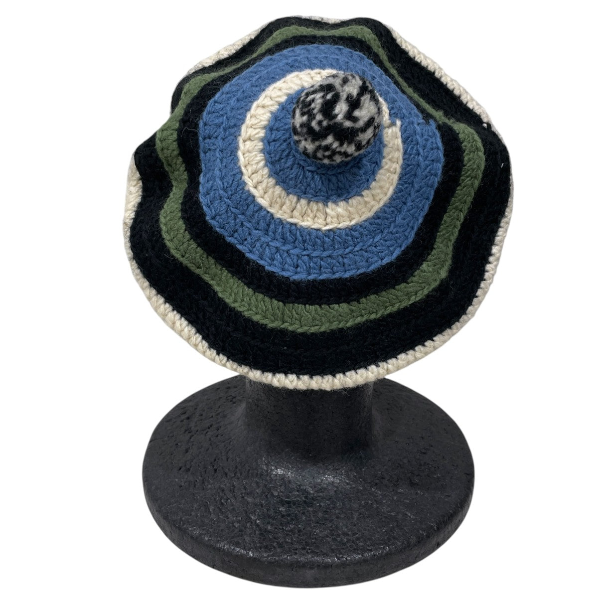 ニットベレー帽 Stripe Tam O’Shanter Hat ストライプ タモシャンターハット