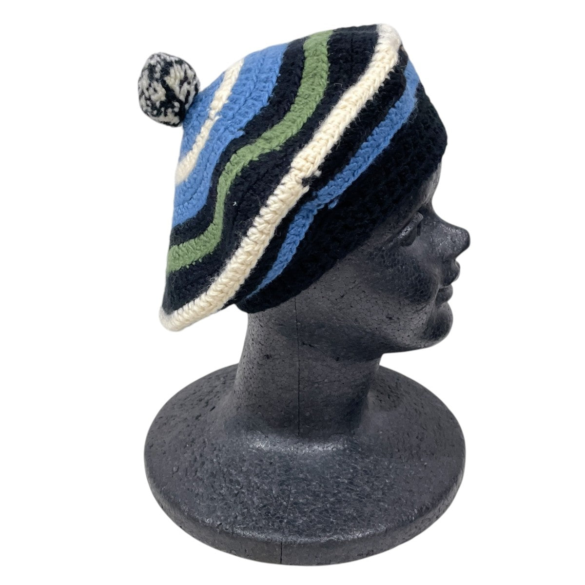 ニットベレー帽 Stripe Tam O’Shanter Hat ストライプ タモシャンターハット