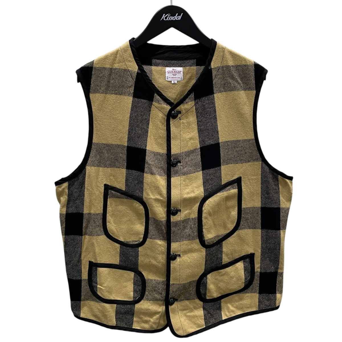 25AW チェック柄ベスト STAG BUFFALO VEST スタッグ バッファロー ベスト 110-602-02
