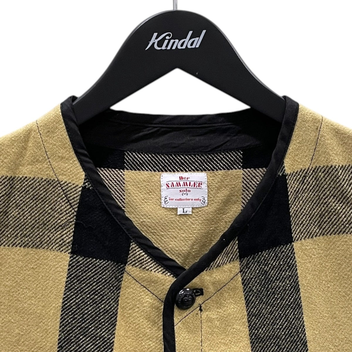 25AW チェック柄ベスト STAG BUFFALO VEST スタッグ バッファロー ベスト 110-602-02