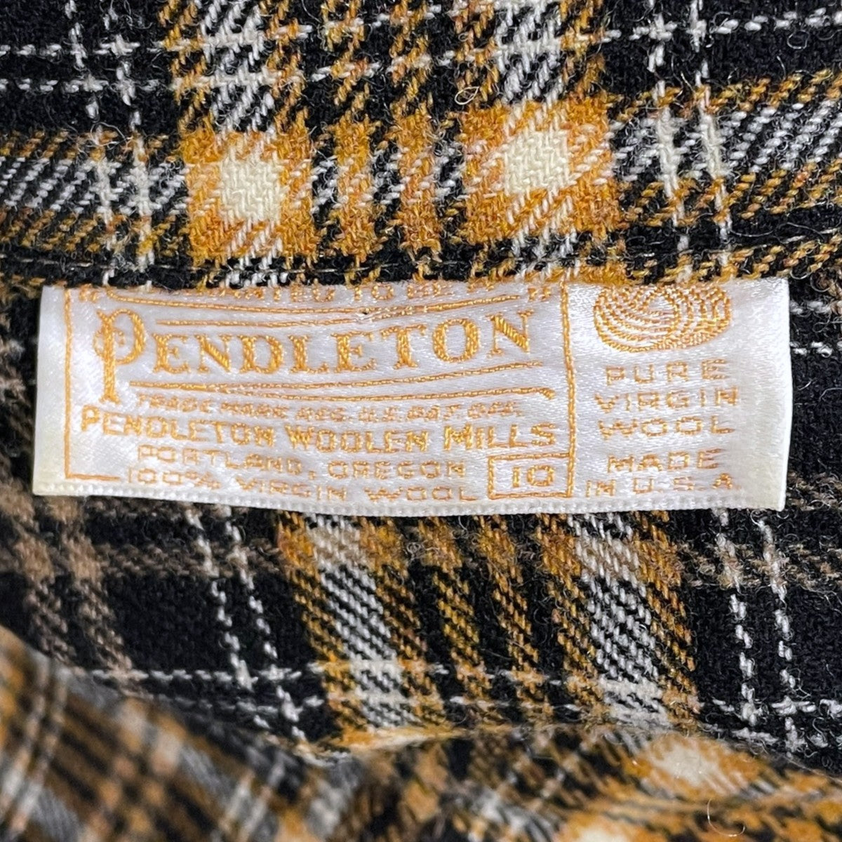 60〜70s チェック柄ウールジャケット MADE IN U．S．A． 金タグ