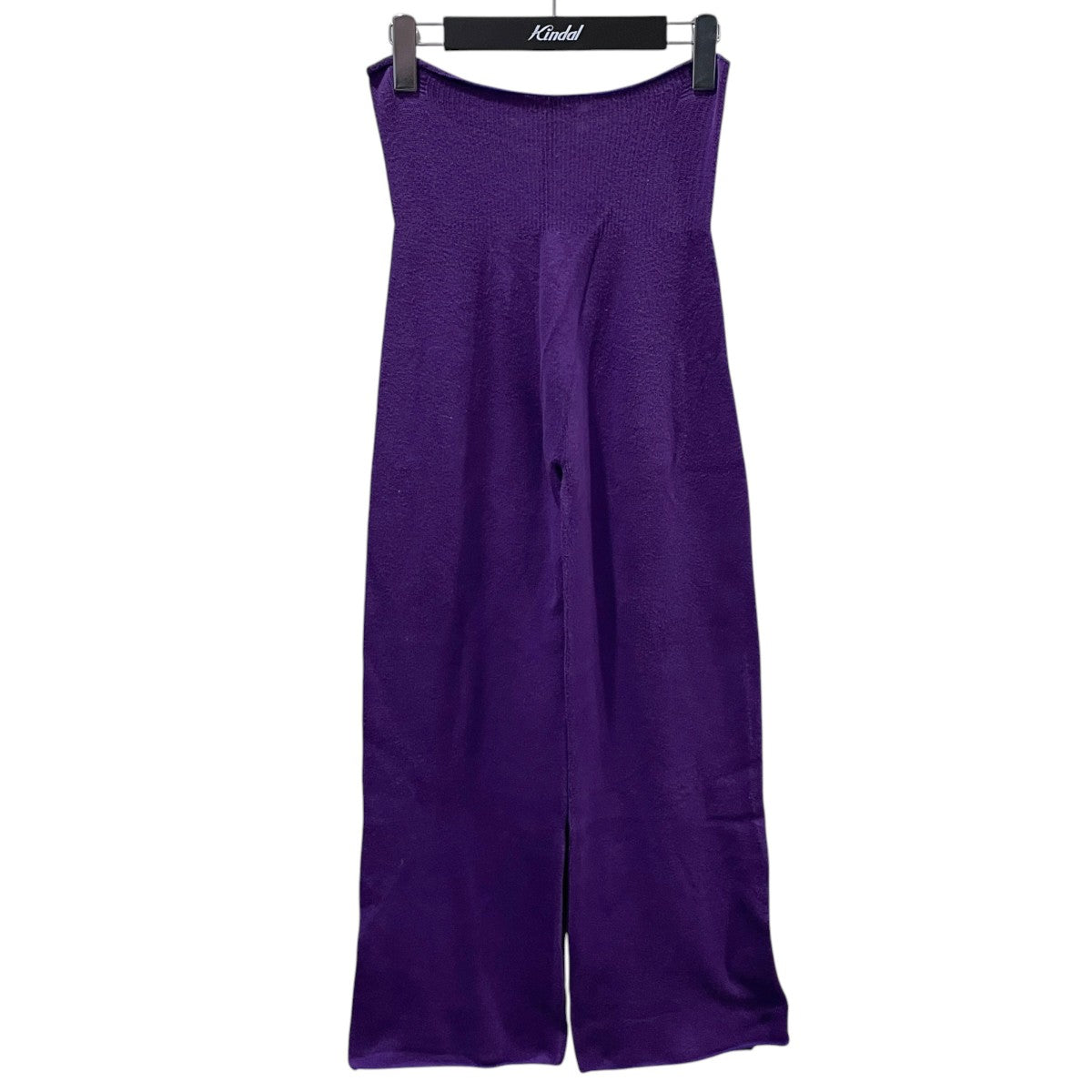 21AW 裾スリットニットパンツ 7G Cotton Flare Leggings 7ゲージ コットンフレアレギンス K2110XG525
