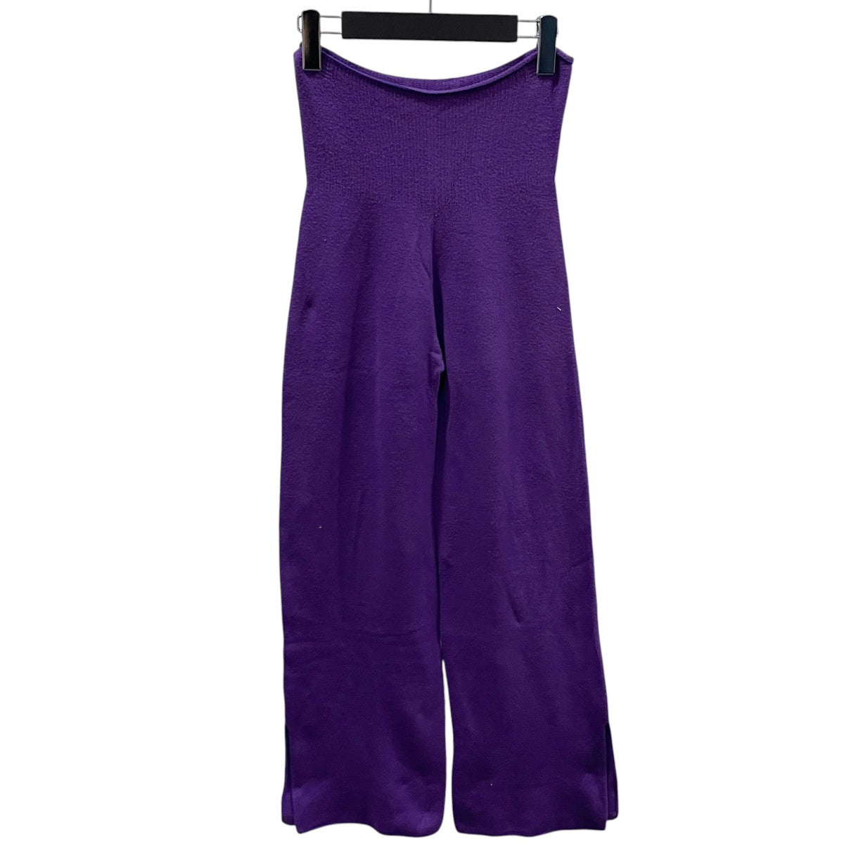 21AW 裾スリットニットパンツ 7G Cotton Flare Leggings 7ゲージ コットンフレアレギンス K2110XG525