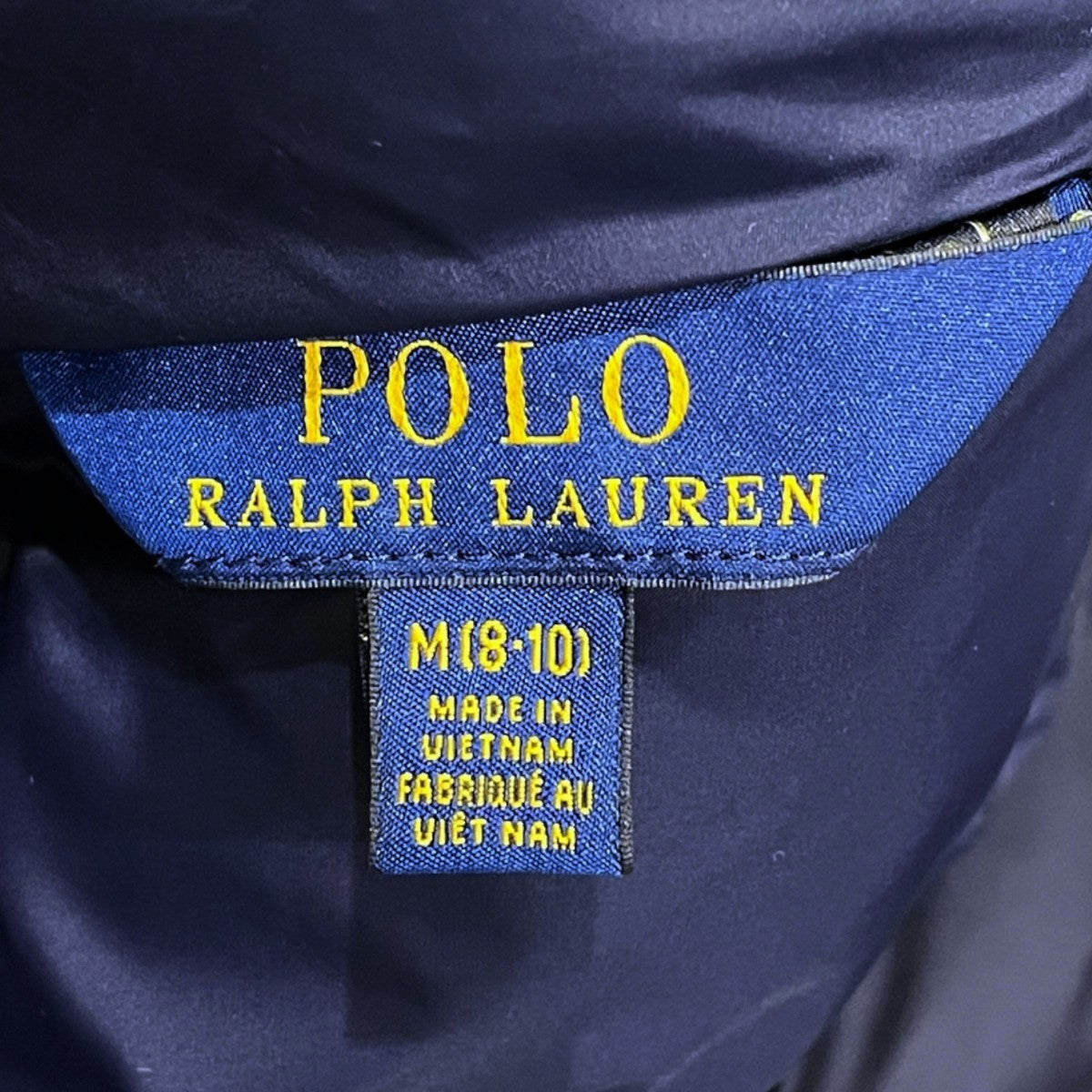 POLO RALPH LAUREN フーデッドダウンジャケット 古着・中古-9枚目のアイテム画像