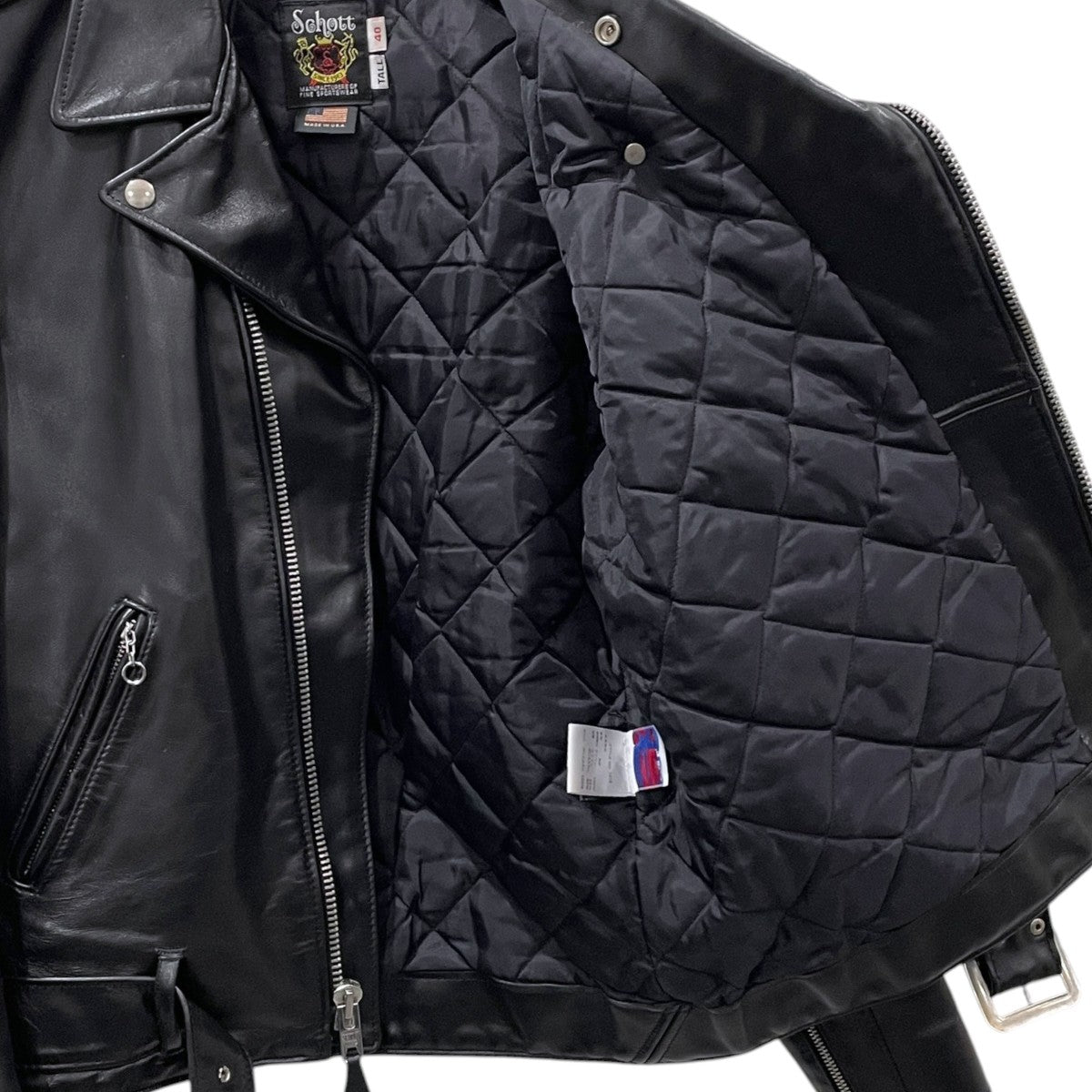 ダブルライダースジャケット 613UHT HORSEHIDE ONE STAR TALL ホースハイド ワンスタートール 7416
