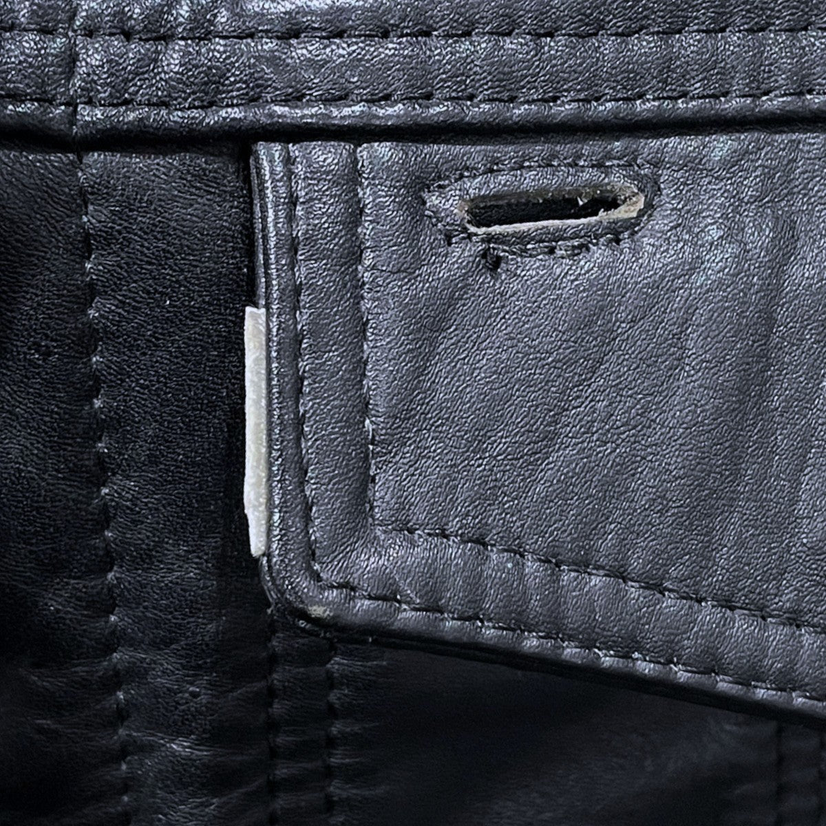 ジップアップレザーベスト 2-Pocket Zipper Vest 2ポケットジッパーベスト