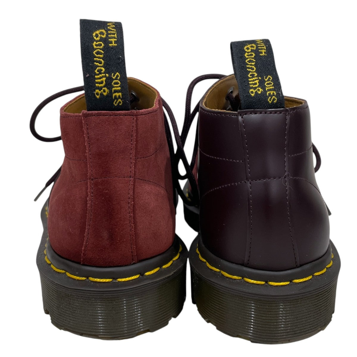 17AW レザーシューズ Church Lace Low Boot Suede Combo (Oxblood) チャーチ レース ロー ブーツ スエード コンボ（オックスブラッド） 23657601