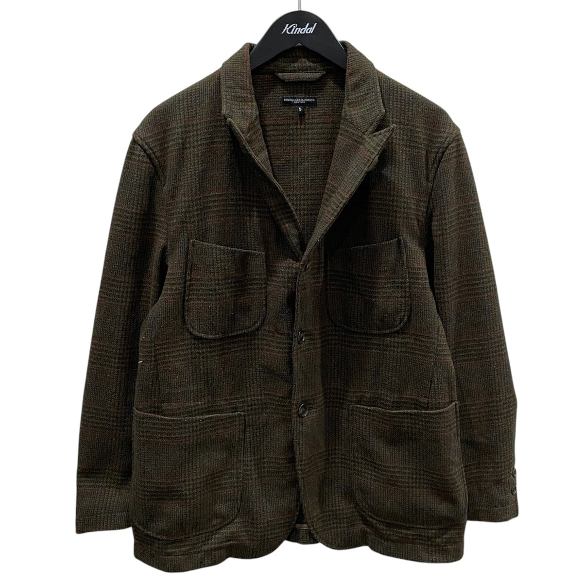 チェック柄ジャケット NB Jacket - Wool Poly Glen Plaid エヌビージャケット - ウールポリーグレンプレイド