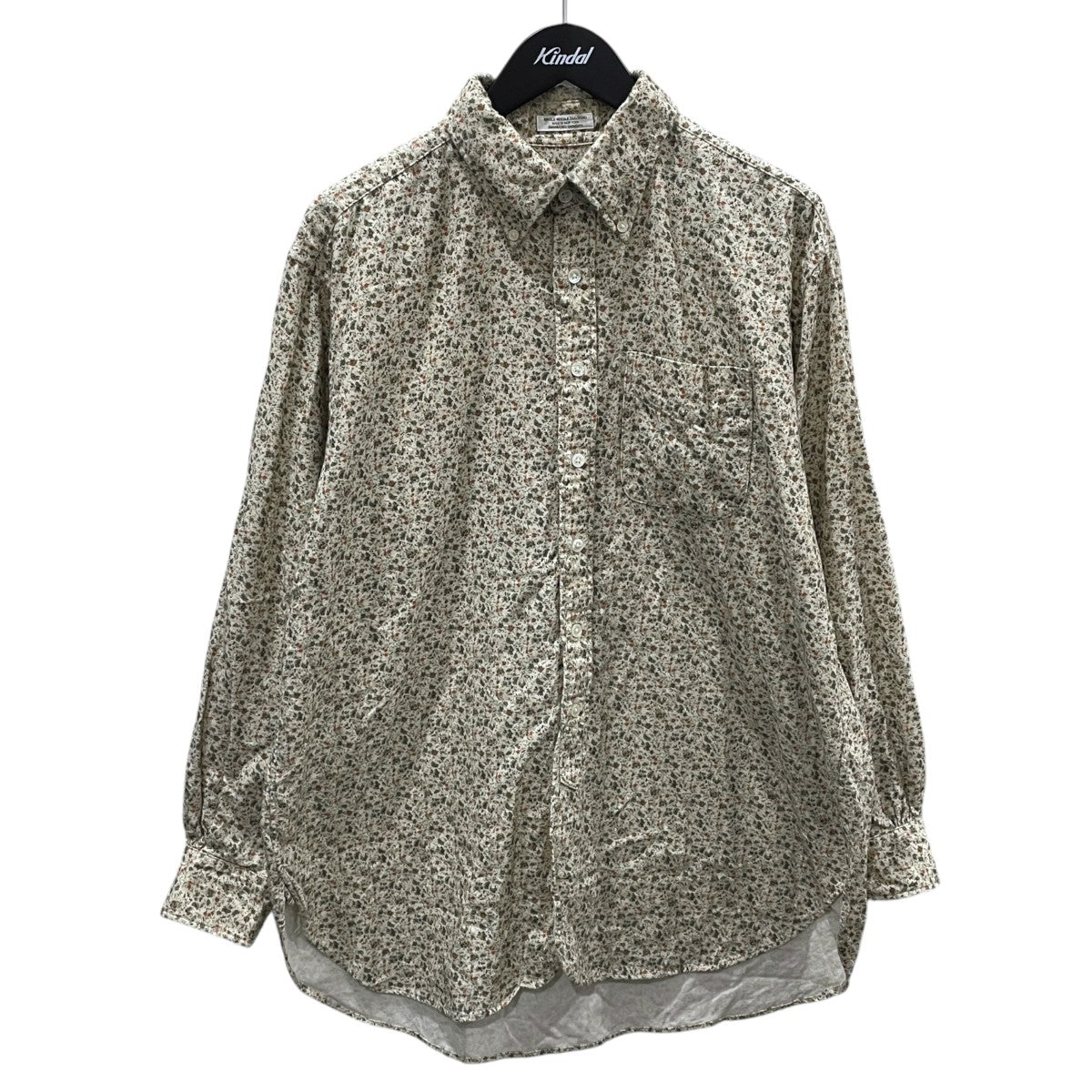 フラワープリントボタンダウンフランネルシャツ 19 Century BD Shirt - Small Floral Cotton Flannel