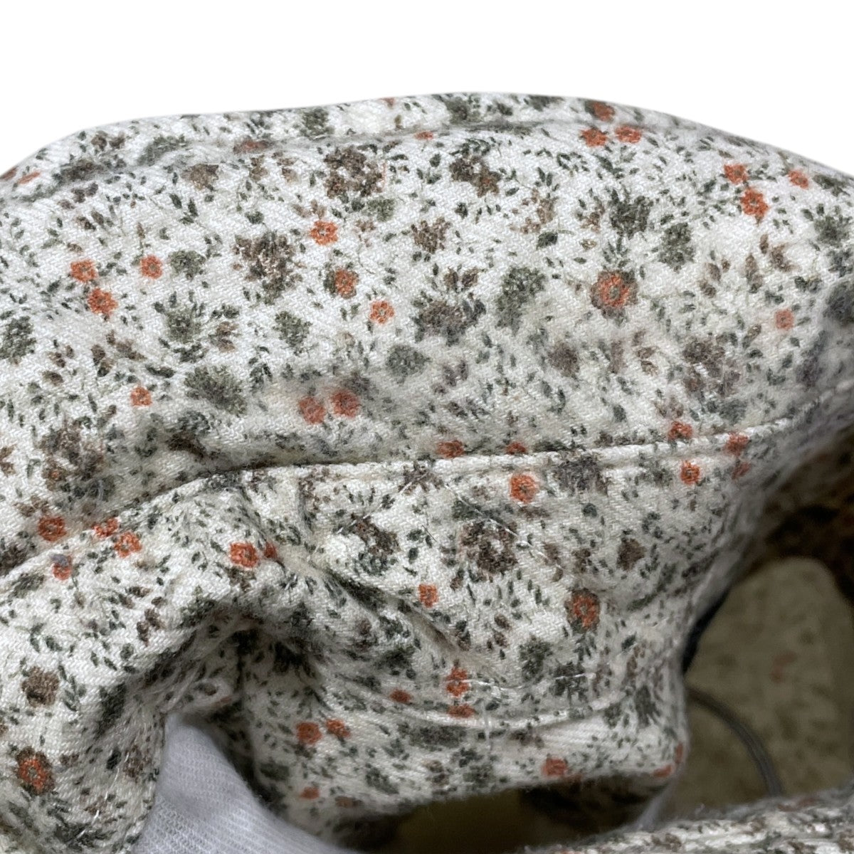 フラワープリントボタンダウンフランネルシャツ 19 Century BD Shirt - Small Floral Cotton Flannel