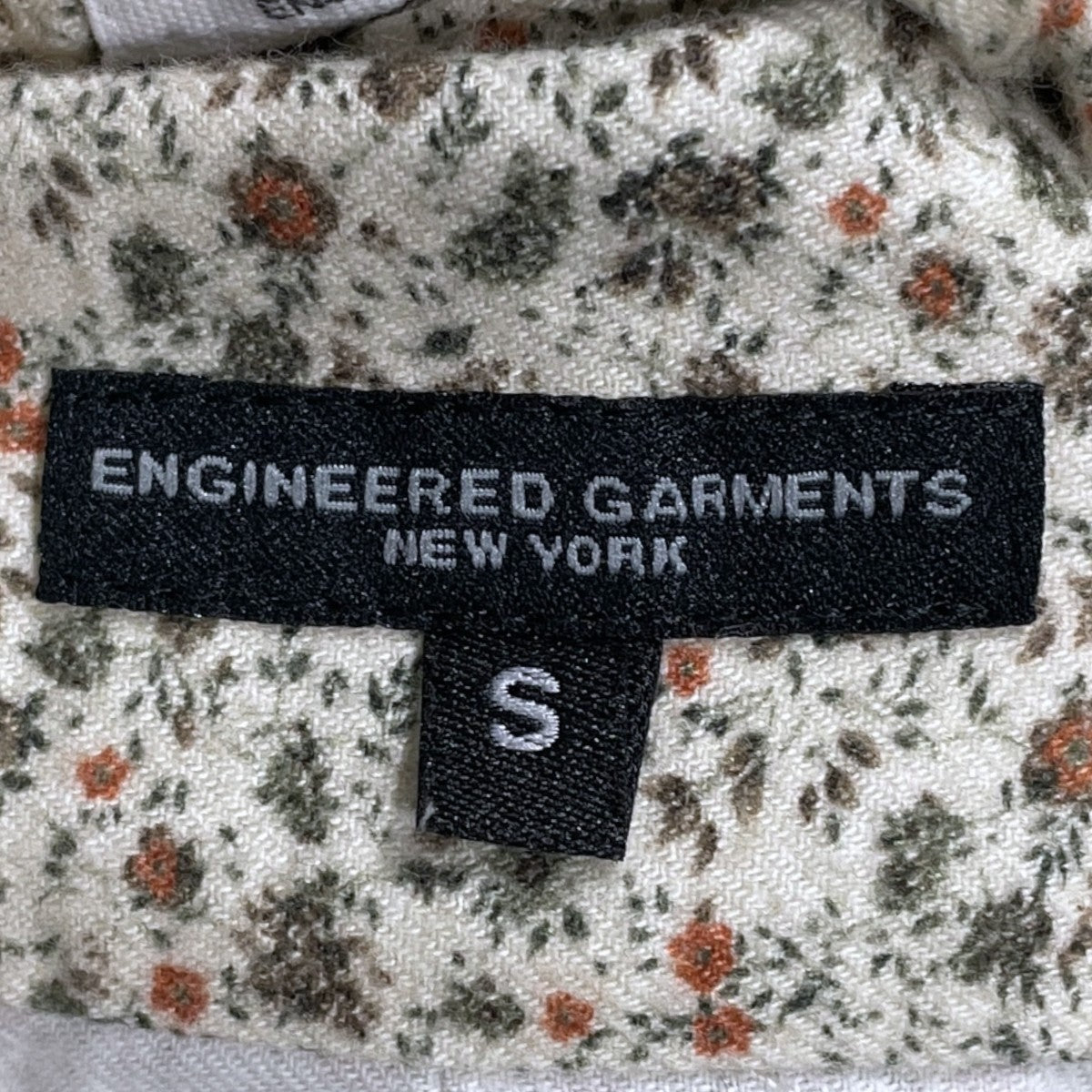 フラワープリントボタンダウンフランネルシャツ 19 Century BD Shirt - Small Floral Cotton Flannel