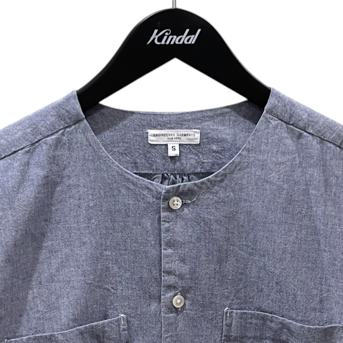 ノーカラープルオーバーシャツ Irving Shirt アーヴィングシャツ