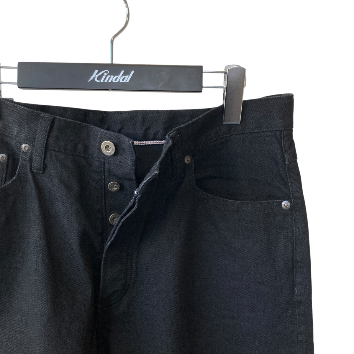 THE DENIM STRETCH SELVEDGE DENIM AUTHENTIC STRAIGHT PANTSデニムパンツD-706W-BK