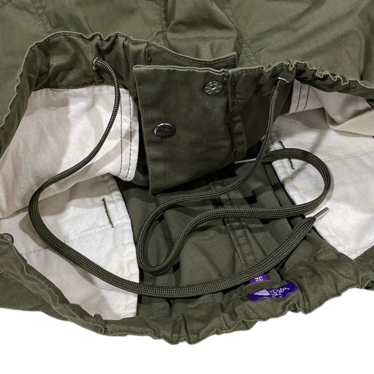 THE NORTHFACE PURPLELABEL 25SS リップストップ ワイド クロップド フィールド パンツ Ripstop Wide Cropped Field Pants N25SC106 古着・中古-5枚目のアイテム画像