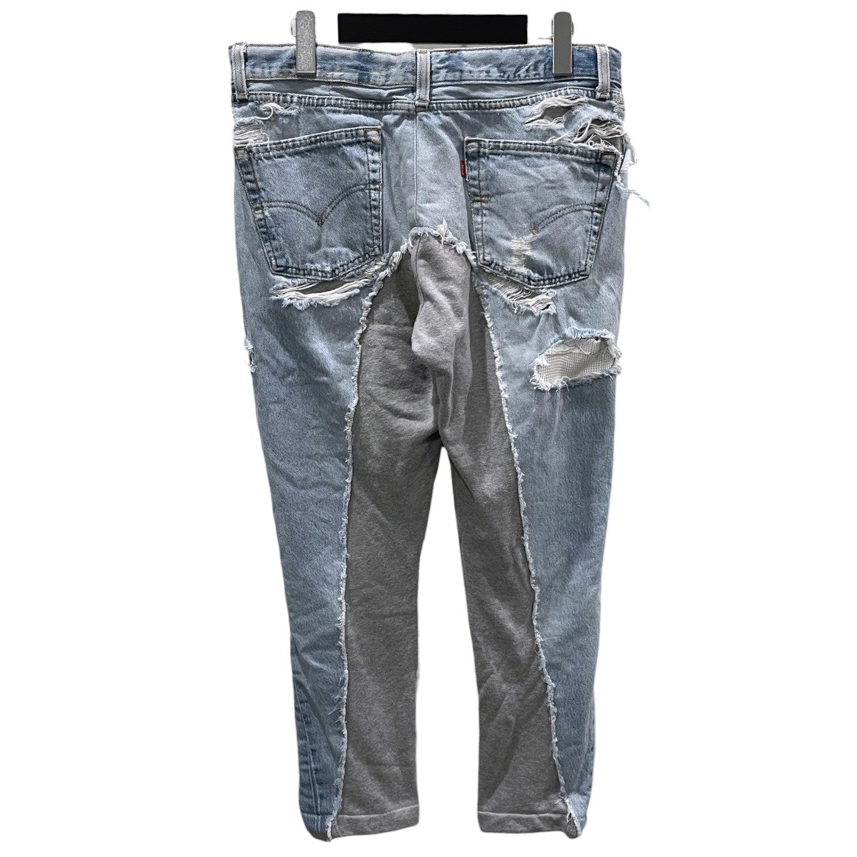 スウェットパンツドッキングデニムパンツ 50／50 DENIM／TERRY LONG PANT フィフティ・フィフティ デニム テリー ロングパンツ