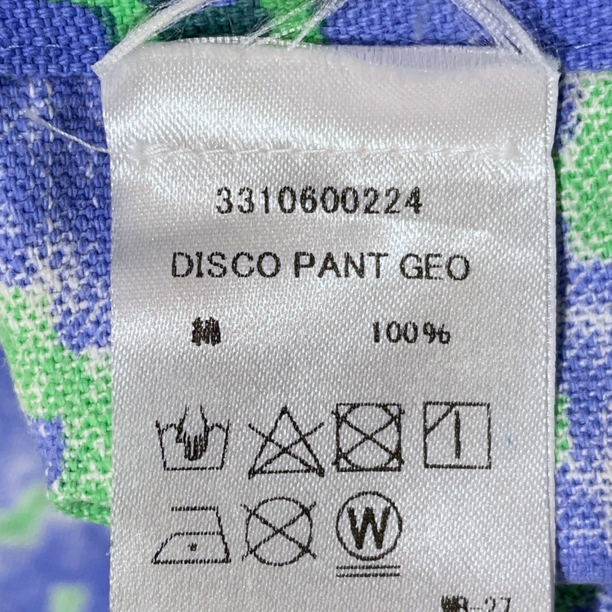 総柄パンツ DISCO PANTS ディスコパンツ 3310600224