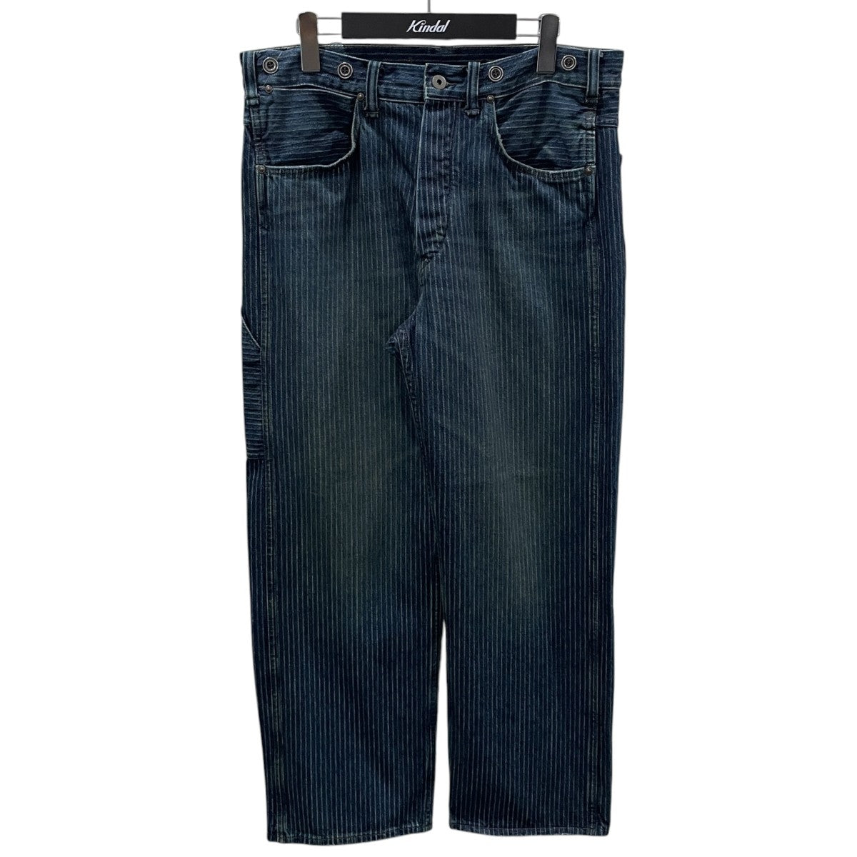 ストライプ柄デニムパンツ Vintage 5-Pocket Jacquard Denim Jeans ヴィンテージ 5ポケット ジャカード デニム ジーンズ 782P14821001
