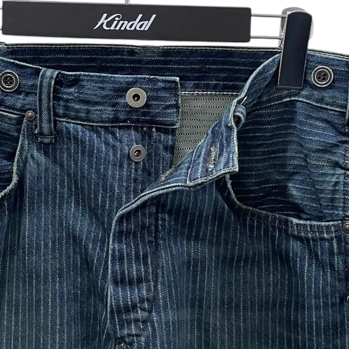 ストライプ柄デニムパンツ Vintage 5-Pocket Jacquard Denim Jeans ヴィンテージ 5ポケット ジャカード デニム ジーンズ 782P14821001