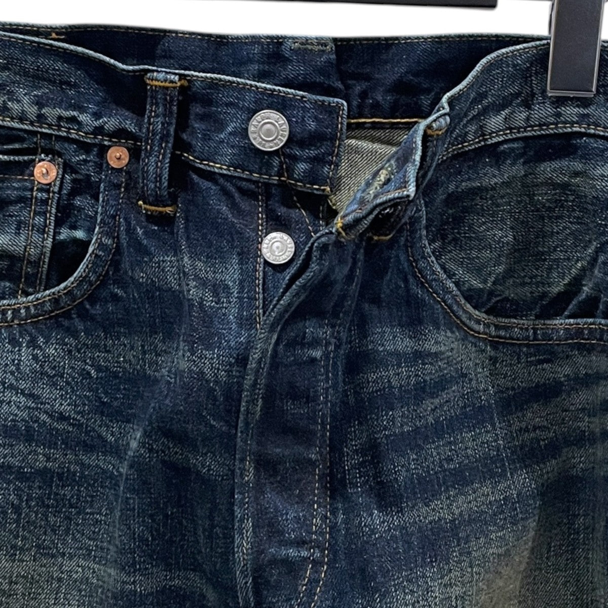 加工デニムパンツ Vintage Fit East West Selvedge Denim Jean 782857896001