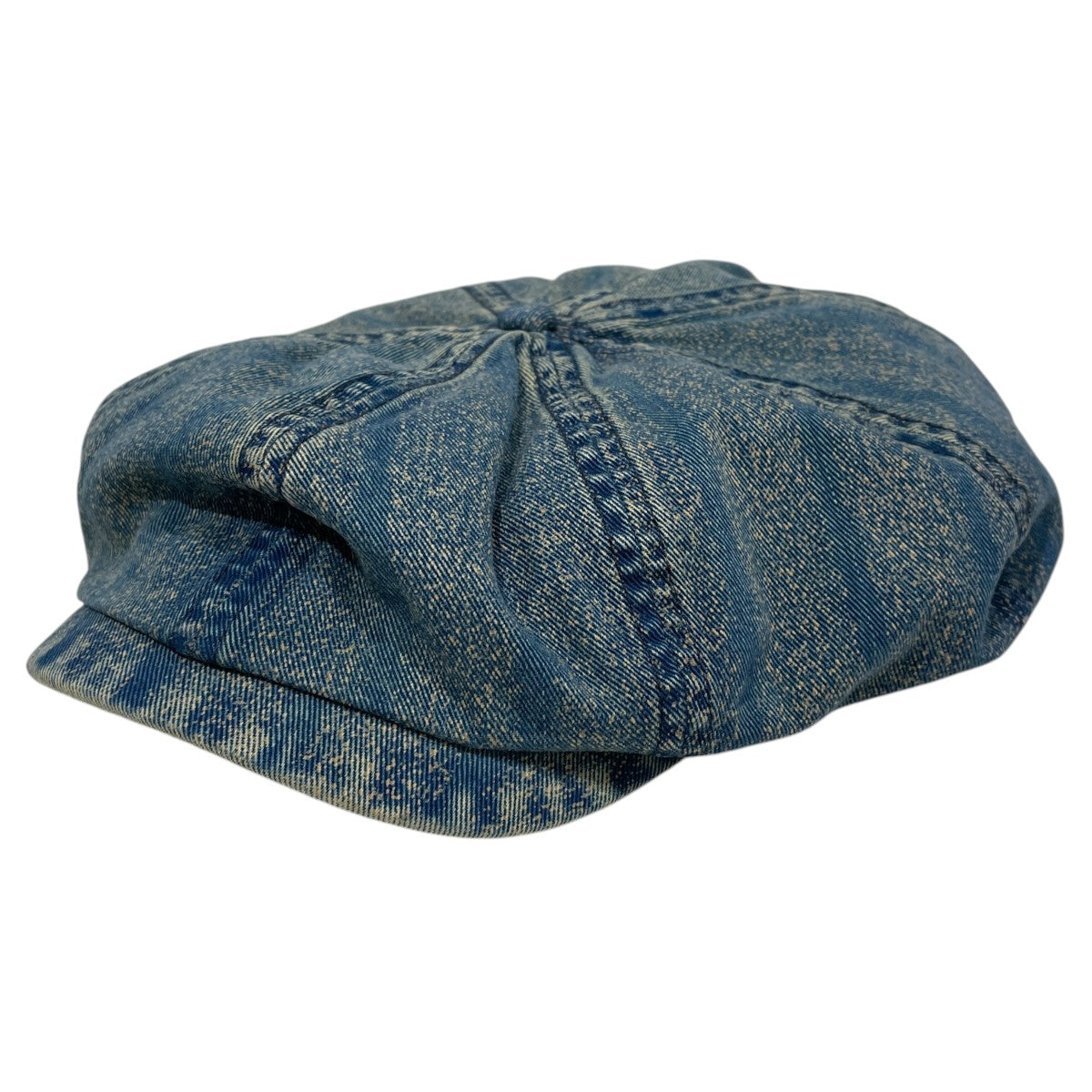 ストライプ柄デニムキャスケット Denim Newsboy Cap デニム ニュースボーイ キャップ 782891687001