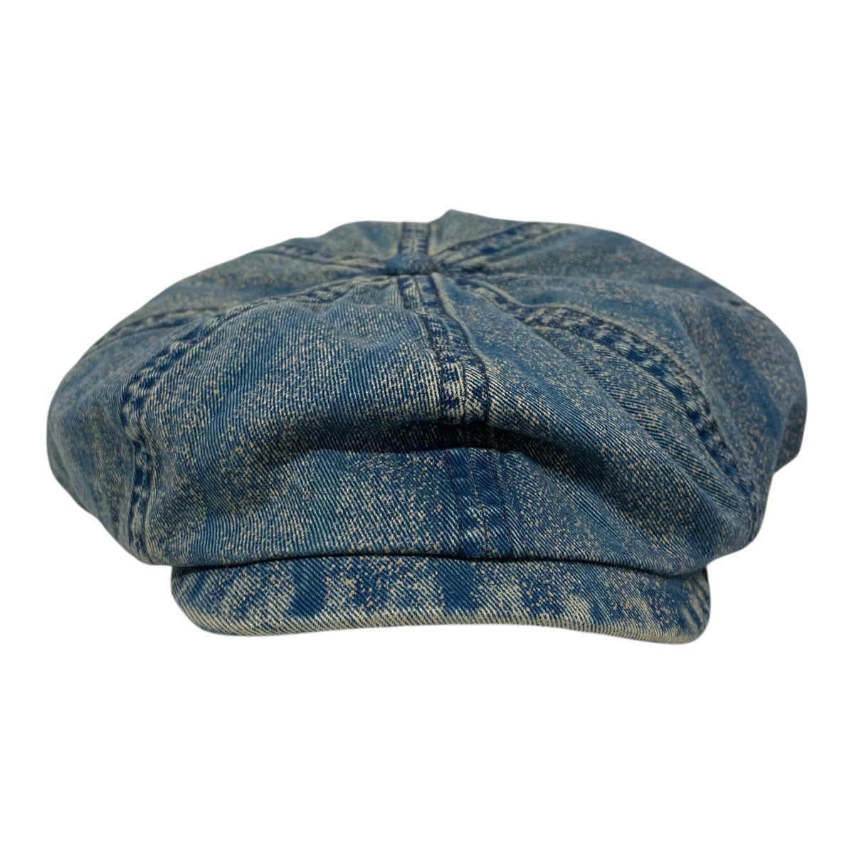 ストライプ柄デニムキャスケット Denim Newsboy Cap デニム ニュースボーイ キャップ 782891687001