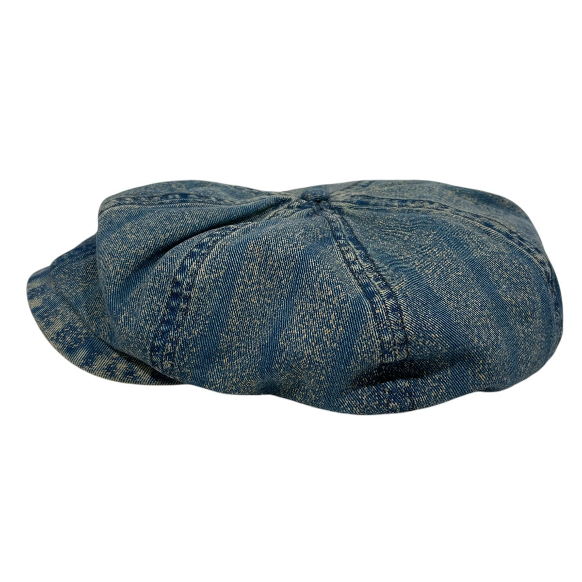 ストライプ柄デニムキャスケット Denim Newsboy Cap デニム ニュースボーイ キャップ 782891687001