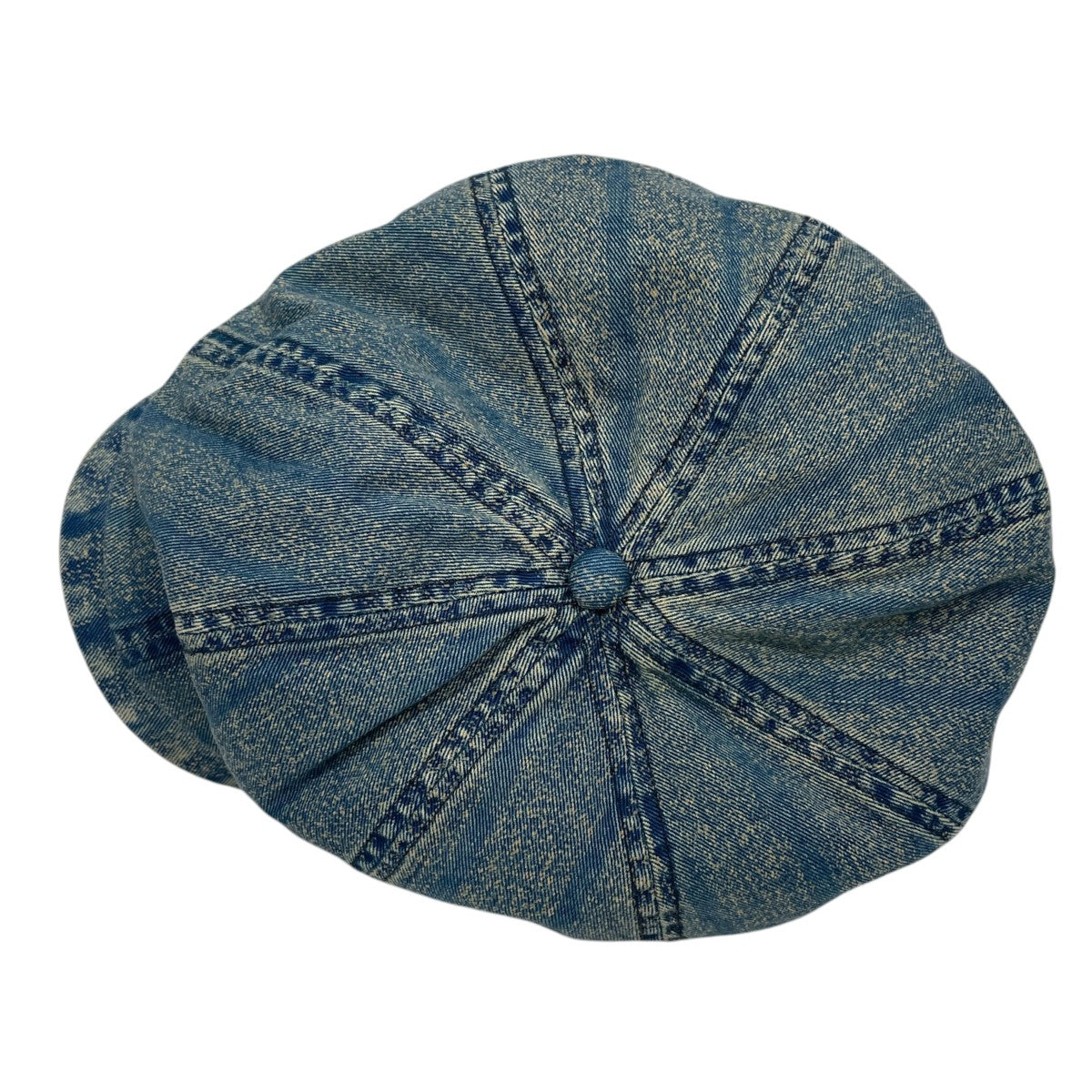 ストライプ柄デニムキャスケット Denim Newsboy Cap デニム ニュースボーイ キャップ 782891687001
