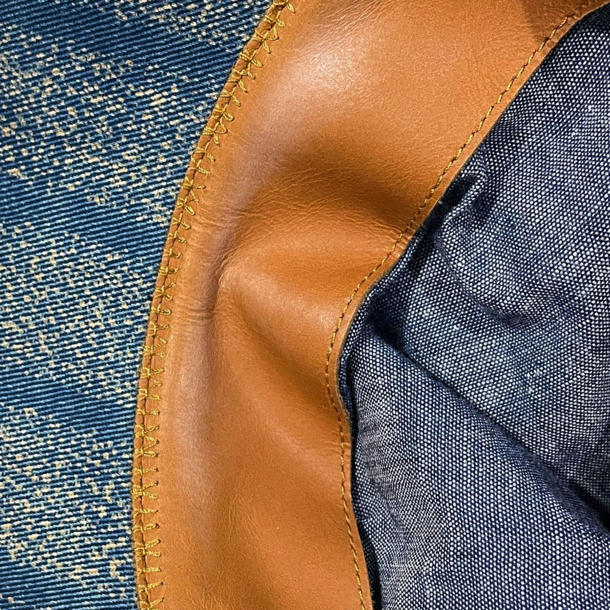 ストライプ柄デニムキャスケット Denim Newsboy Cap デニム ニュースボーイ キャップ 782891687001