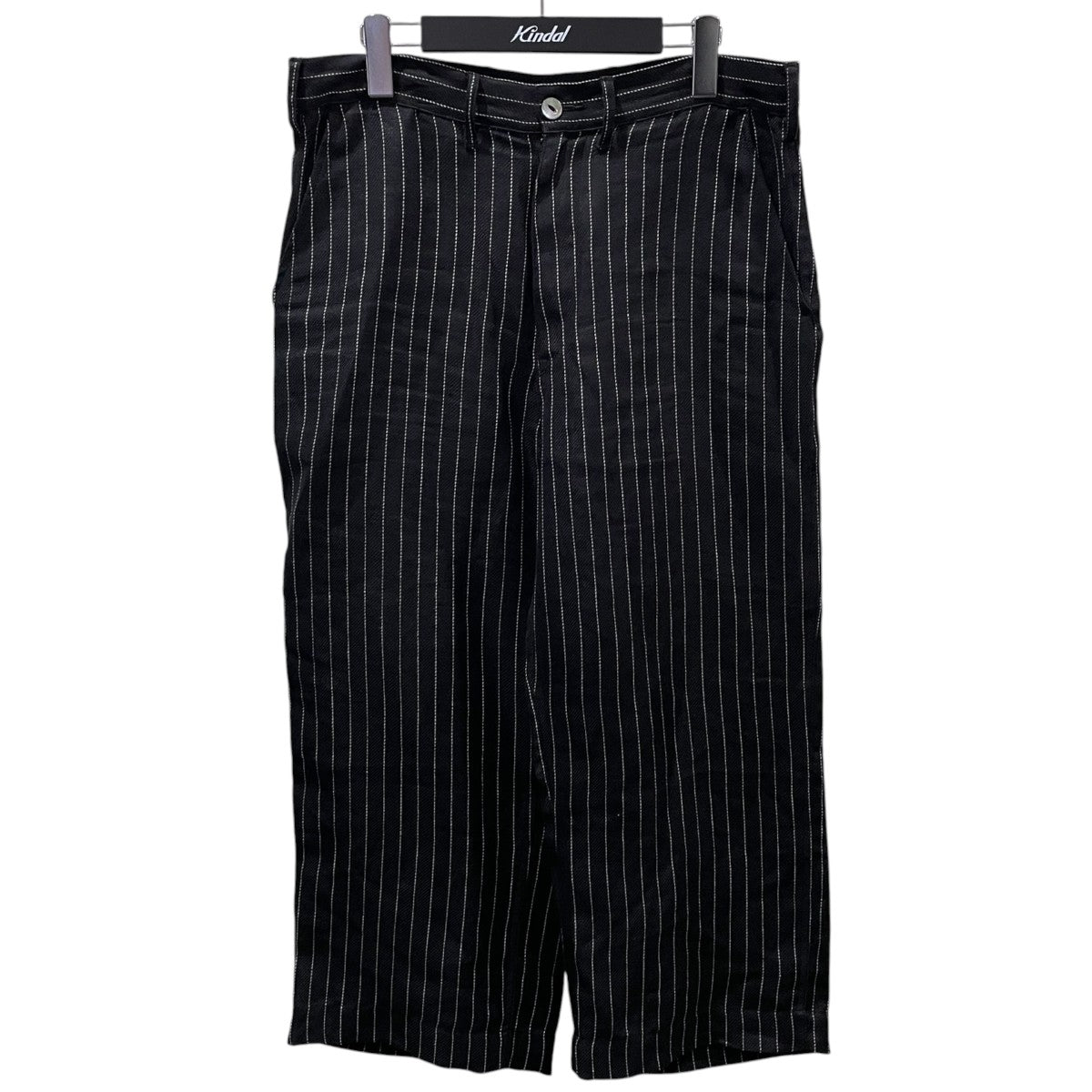 26SS ストライプ柄パンツ GIGORO ADJUSTABLE WAIST TROUSERS ジゴロ アジャスタブル ウエスト トラウザース BSSP-26510