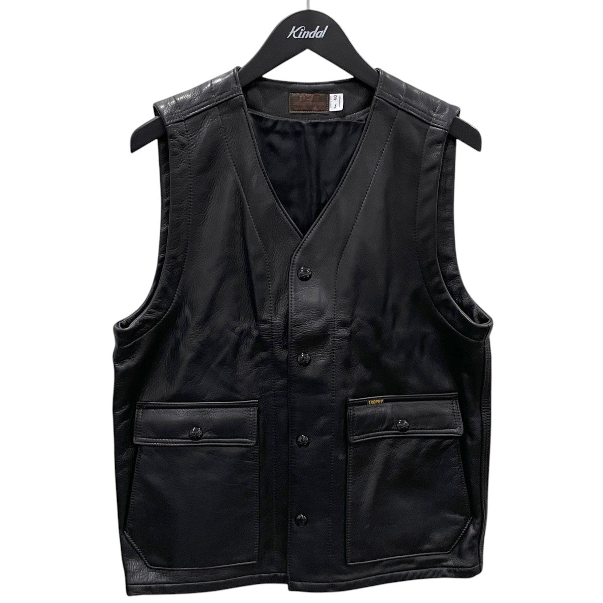 レザーベスト Rancher Steerhide Vest ランチャーステアハイドベスト TRL-07