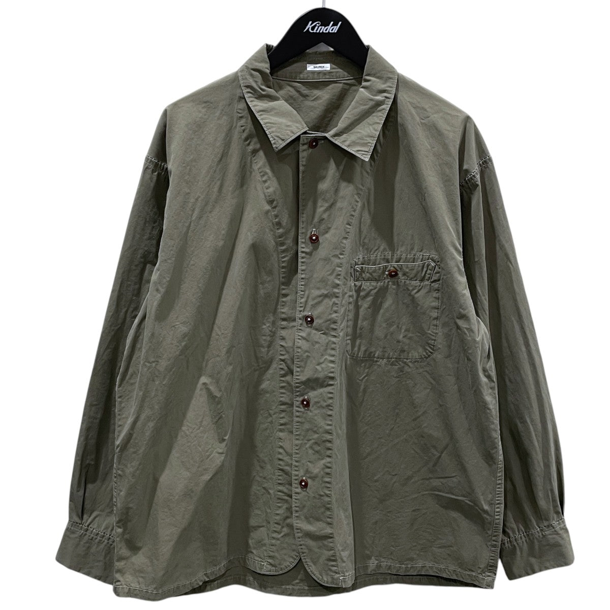 26SS 染め加工シャツ Sulfer Dyeing High Count Shirt サルファー ダイイング ハイカウント シャツ 26107002