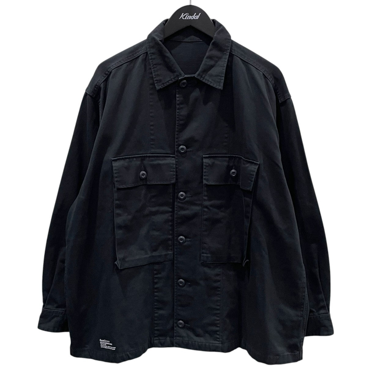 25SS 加工ミリタリーワークシャツ UTILITY FATIGUE SHIRT ユーティリティ ファティーグ シャツ FSC253-20146