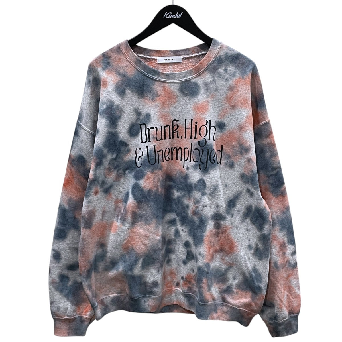 25AW タイダイスウェットトレーナー DRUNK， HIGH ＆ UNEMPLOYED TIE DYE SWEAT 25AW-SW-02
