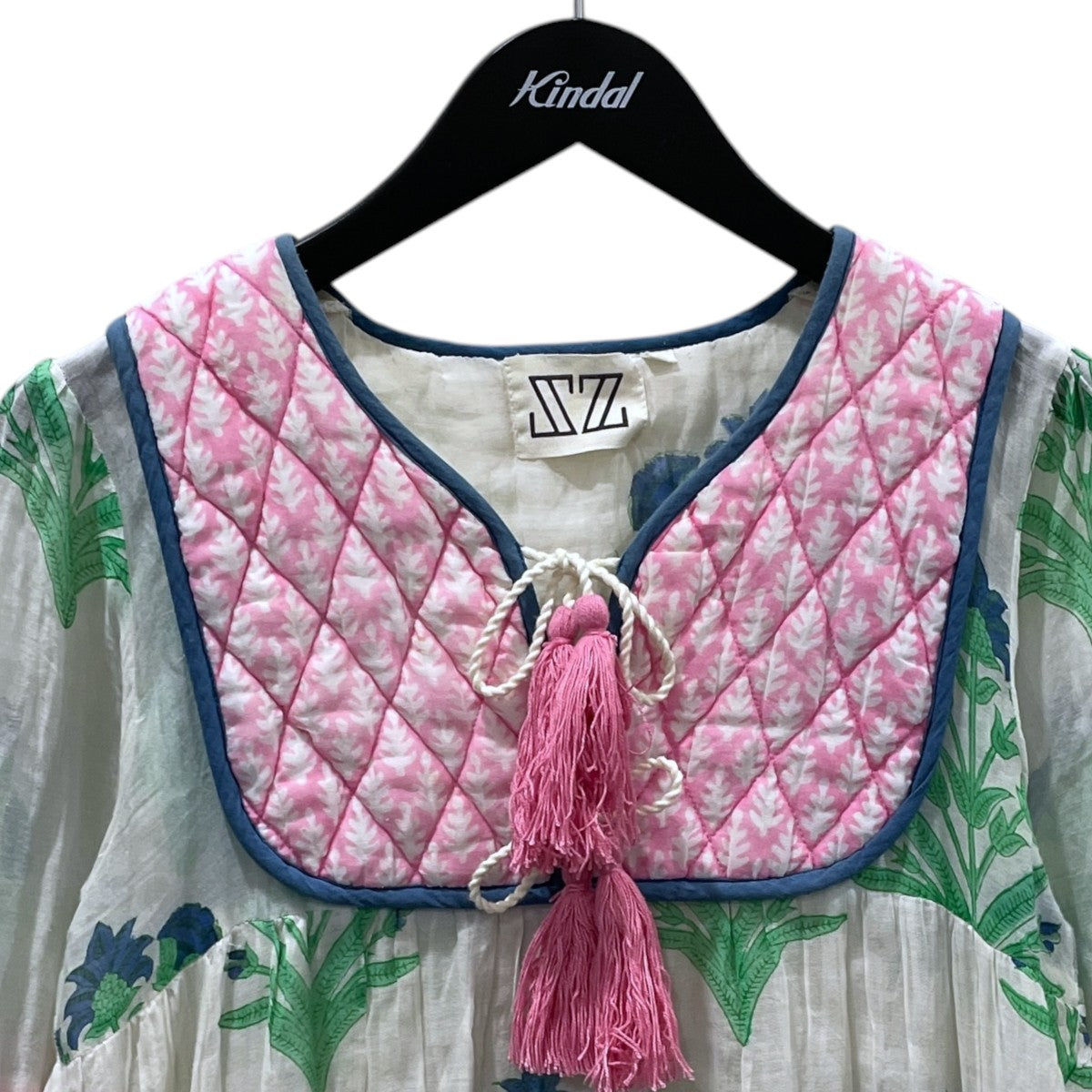 SZ Blockprints ロングワンピース SILK JODHPUR DRESS シルク ジョドファードレス 3310300201 古着・中古-3枚目のアイテム画像