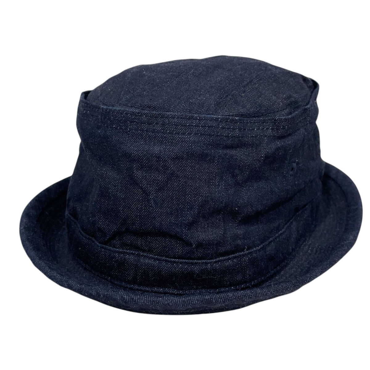 デニムハット 10oz． DENIM PORKPIE HAT 10オンス デニム ポークパイハット SC02466