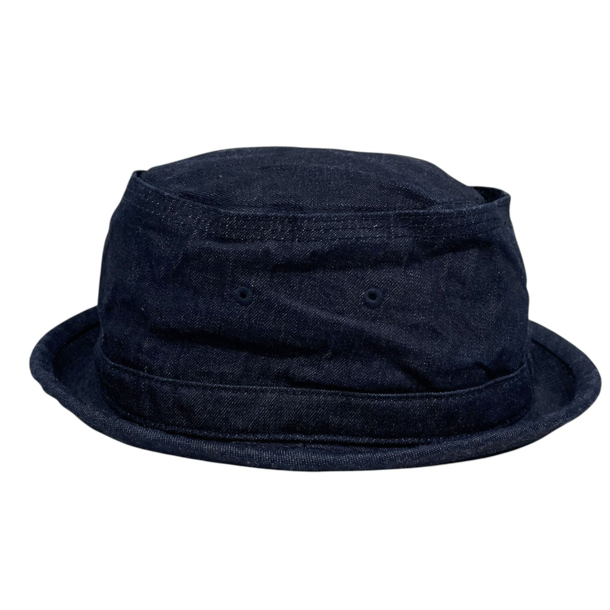 デニムハット 10oz． DENIM PORKPIE HAT 10オンス デニム ポークパイハット SC02466