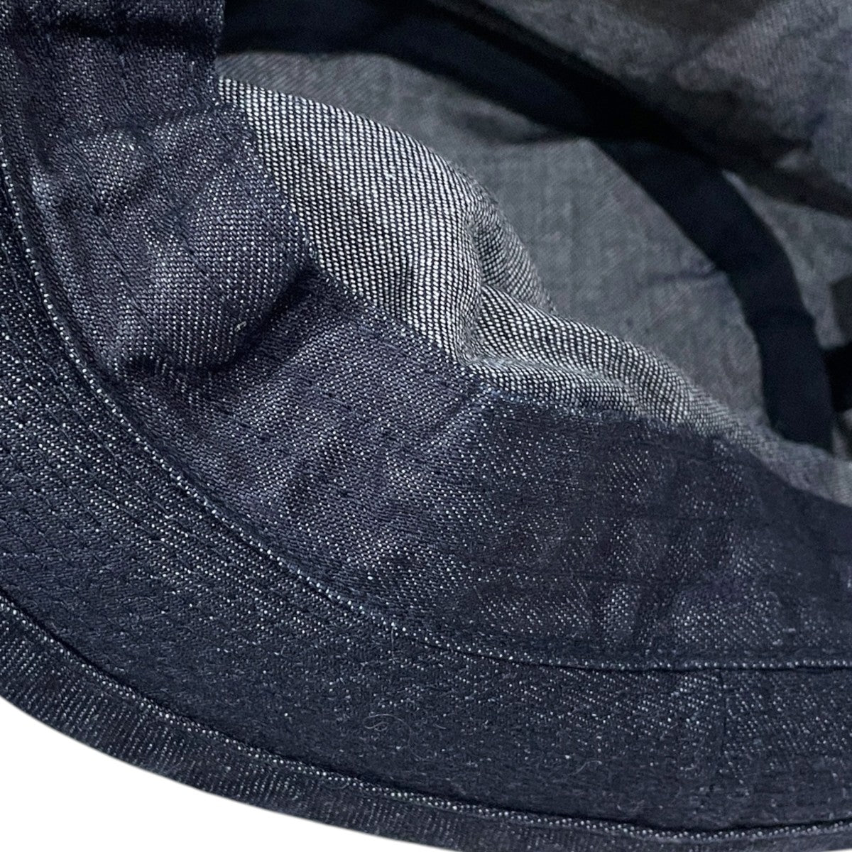 デニムハット 10oz． DENIM PORKPIE HAT 10オンス デニム ポークパイハット SC02466