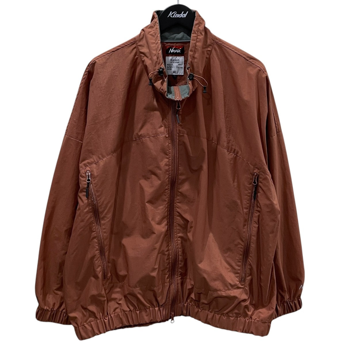 ジップアップナイロンジャケット WIDE SQUARE JKT ワイドスクエアジャケット KLM25HJK1105