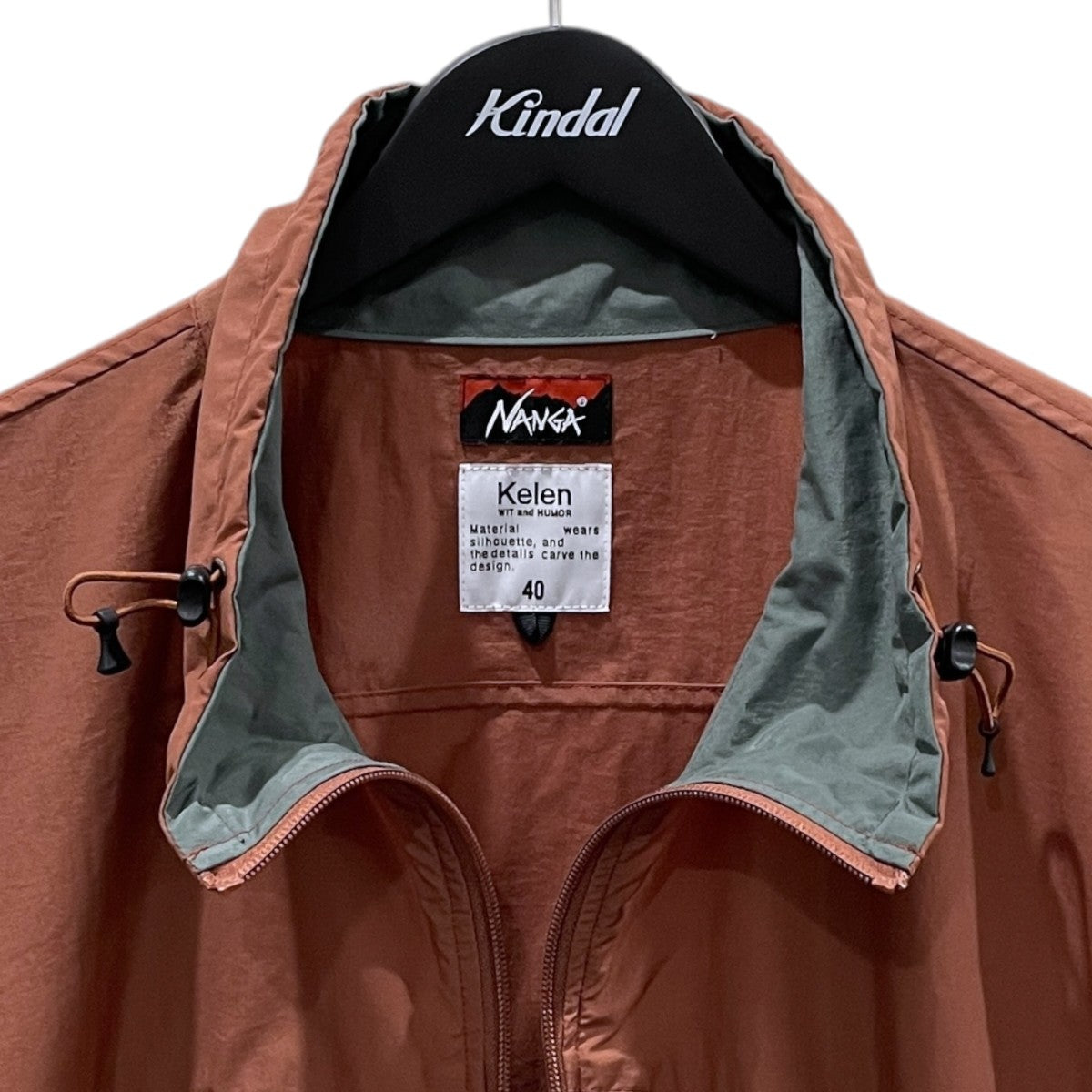 ジップアップナイロンジャケット WIDE SQUARE JKT ワイドスクエアジャケット KLM25HJK1105