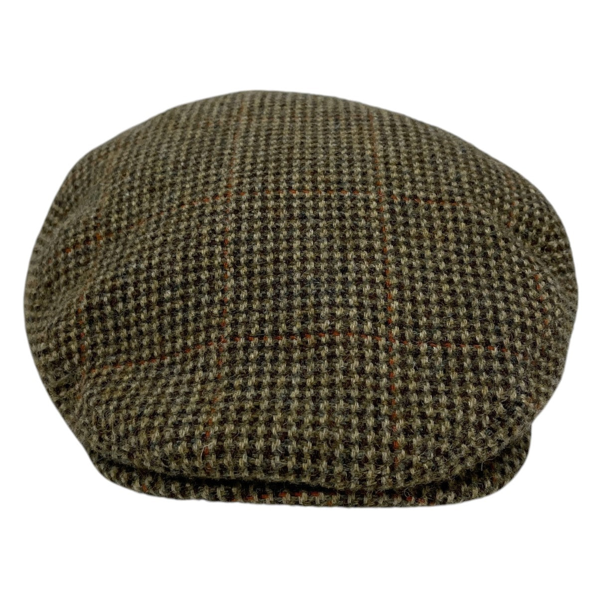 ガンクラブチェック柄ハンチング Plaid Wool Tweed Driver’s Cap プレイド ウール ツイード ドライバーズ キャップ