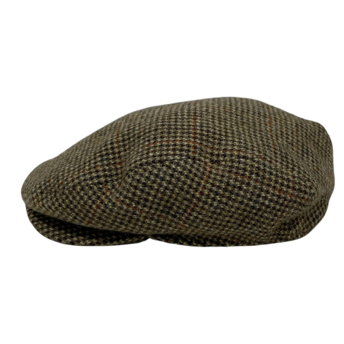 ガンクラブチェック柄ハンチング Plaid Wool Tweed Driver’s Cap プレイド ウール ツイード ドライバーズ キャップ