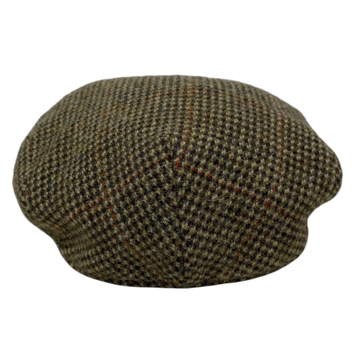 ガンクラブチェック柄ハンチング Plaid Wool Tweed Driver’s Cap プレイド ウール ツイード ドライバーズ キャップ