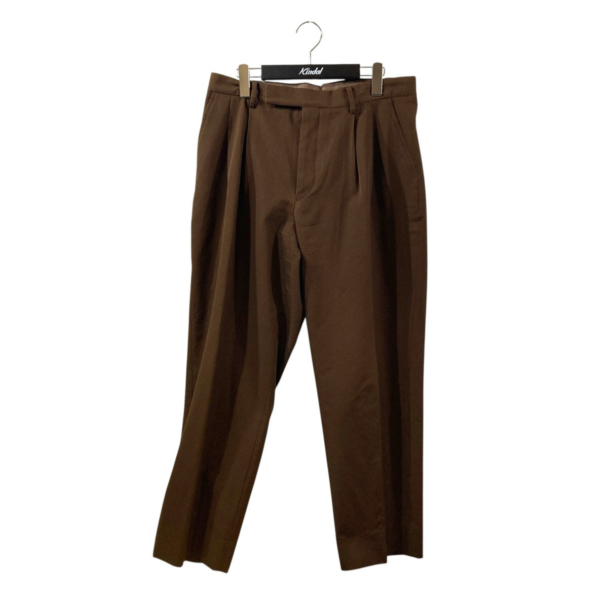 COMOLI ウールギャバ 2タックパンツ2タックパンツN03-03001