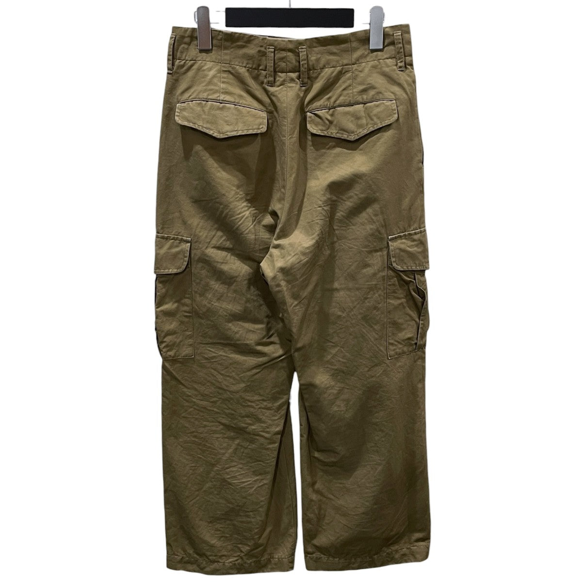 コットンリネンダブルタックカーゴパンツ C／LI DOUBLE TUCK CARGO PANTS 02-1801-1005-13