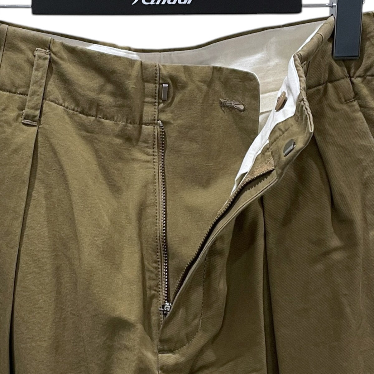 コットンリネンダブルタックカーゴパンツ C／LI DOUBLE TUCK CARGO PANTS 02-1801-1005-13